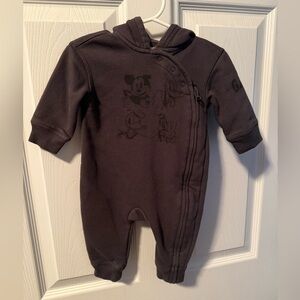Disney Baby Black Hooded One Piece Size 3-6 Months